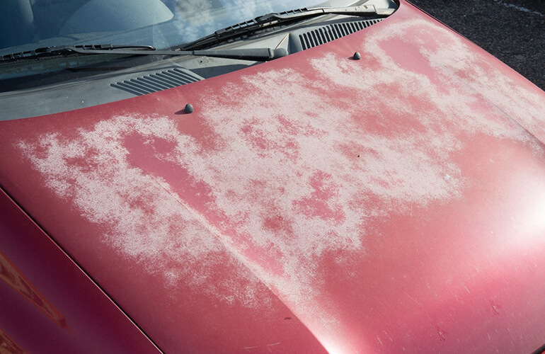 Things that can damage car paint